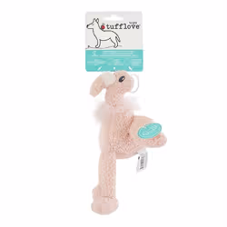Rosewood Flamingo, Dog, Plush toy, Pink, Mesh, Nylon, Plush, 340 mm