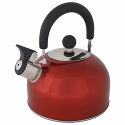 Lily's Home 2 Quart Stainless Steel Whistling Tea Kettle the Perfect Stovetop Tea and Water Boilers for Your Home Dorm Con ...