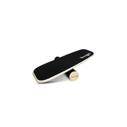 Yes4All Premium Bongo Board/Balance Board Trainer with Adjustable Stoppers | Balance Board for Surfers, Hockey, Snowboard (Full Black)