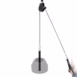 Yes4All Weight Plate Loading Pin 1 inch and 2 inch  Fitness LAT Cable Pulley System Gym  Heavy Duty Gym Equipment for Home wi ...