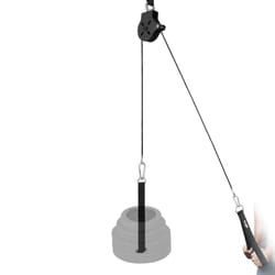 Yes4All Weight Plate Loading Pin 1 inch and 2 inch  Fitness LAT Cable Pulley System Gym  Heavy Duty Gym Equipment for Home with Tricep Rope Cable Atta
