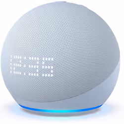 Amazon Echo Dot (5th generation), Amazon Alexa, Spheric, Blue, Cloud Blue, German, English, Spanish, French, Italian, Wireles ...