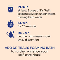 Dr Teal's Pure Epsom Salt Soak  Glow & Radiance with Vitamin C & Citrus Essential Oils  3 lbs (Pack of 4) (Packaging May Vary)
