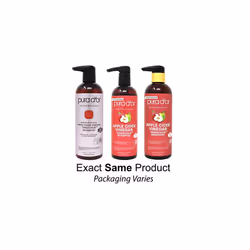 PURA D'OR Apple Cider Vinegar Thin2Thick Shampoo With Biotin, Castor Oil - For Reduced Frizz, Split Ends - Clarifying and Detox - No Parabens, No Sulf