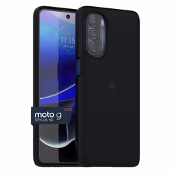 Motorola Moto G Stylus 5G 2022 Slim Fit Protective Case - Black  Shock Absorbing  Camera Protector