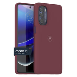 Motorola Moto G Stylus 5G 2022 Marsala Red Protective Case - Slim Fit  Shock Absorbing  Camera Protector