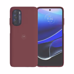 Motorola Moto G Stylus 5G 2022 Marsala Red Protective Case - Slim Fit  Shock Absorbing  Camera Protector