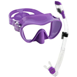 Cressi Italian Boutique Collection - Tempered Glass Lens Frameless Scuba Snorkeling Dive Mask  Lilac