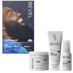Bevel Mens Beard Grooming Kit - Includes Beard Conditioner  Beard Balm and Beard Oil to Soften  Hydrate and Strengthen Beard and Reduce Skin Irritatio