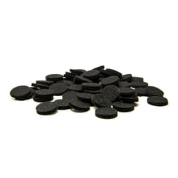 Wild Essentials Premium Quality 60pcs - 17mm Diameter  3mm Thick Essential Oil Aromatherapy Necklace and Bracelet Diffuser Refill Pads (Jet Black colo