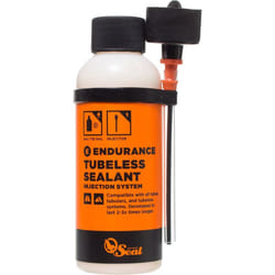 Orange Seal - Endurance Formula Tubeless Bike Tire Sealant with Injector  Long Lasting  Fast Sealing  for MTB  Road  CX and Gravel Bicycle Tires  8oz