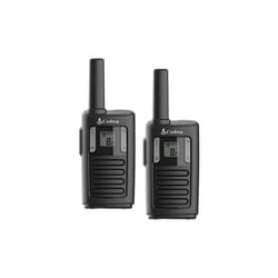 Cobra Two-Way License Free Walkie Talkie (Twin Pack) Radio - Black
