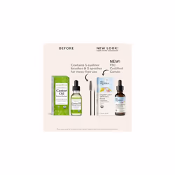 Organic Castor Oil Lash Serum, Hexane-Free Conditioning Oil that Promotes Fuller Looking Lashes & Eye Brows, Suitable for All ...