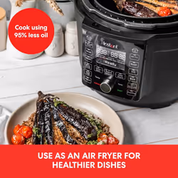 Instant SLCO65000 Multicooker Air Fryer 6.5Qt Duo Crisp Ultimate Lid 6.2L Black