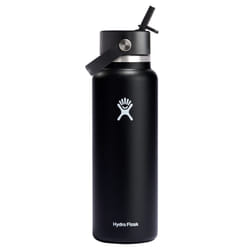 Hydro Flask Wide Flex Straw Cap Black 40 Oz