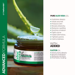artnaturals Aloe Vera Gel Set - JUMBO 20oz (99% Pure Organic) - Sunburn Relief & Hydration for Face  Body  Scalp & Hair - Calming Moisturizer After Su