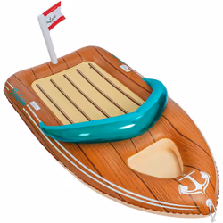 JOYIN Giant Inflatable Boat Pool Float with Reinforced Cooler, Summer Pool Party Lounge Raft Decorations Toys for Kids & Adul ...