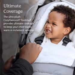 UPPAbaby CozyGanoosh Footmuff / Easily Attaches to UPPAbaby Strollers + RumbleSeat / Ultra-plush  Weather-Proof / Gwen Green M?lange