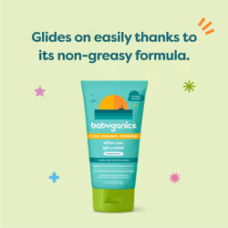 Babyganics After Sun Gel Cream  Mellow Melon  5oz