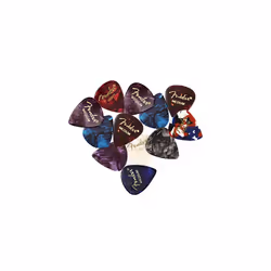 Fender Premium Picks Sampler - 12 Pack Includes Thin  Medium & Heavy G