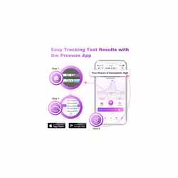 Ovulation Fertility Test Predictor Kit: Easy@Home 20 LH + 5 HCG Strips Accurate Fertility Test for Women Ovulation Monitor - Powered by Premom