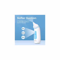 Newborn Baby Electric Nasal Aspirator: Automatic Remover Suction Machine for Infant Aspiration Kids Cleaner - Electronic Aspirator for Nose Mucus | 3