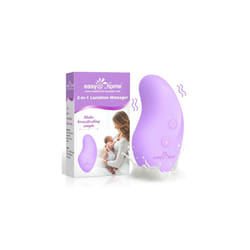 Lactation Massager for Breastfeeding: 2-in-1 Breast Pump Pads Nursing Electrical Massager | Postpartum Essentials | Relief Breast Pain Warming Nipple