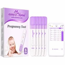 Pregnancy Test Detection: 5 x Highly Sensitive 10 MIU/mL HCG Pregnancy Test Pack - Early Pregnancy Test Kit for Accurate Home ...