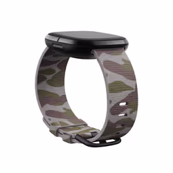 Fitbit FB174WBGNS, Band, Smartwatch, Camouflage, Fitbit, Sense, Versa 3, Aluminium, Synthetic