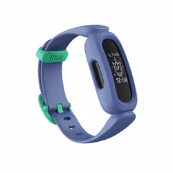 Fitbit Ace 3, Wristband activity tracker, PMOLED, Waterproof, Blue, Green