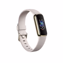 Fitbit Luxe, Wristband activity tracker, AMOLED, Waterproof, White