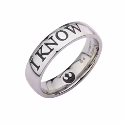 Star Wars I Know Stainless Steel Unisex Ring | Size 12