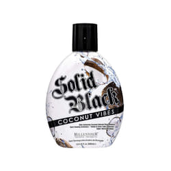 Millennium Tanning Solid Black Coconut Vibes  Indoor  Outdoor Tanning Lotion 135 Ounces