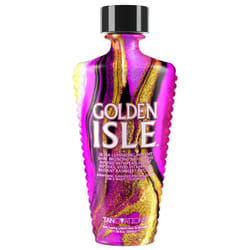 ED HARDY Tanovations Golden Isle - Indoor/Outdoor Glistening Natural Bronzer Radiant Glowing Gold of Pleasure Oil Hydration Improving Dark Tanning Lot