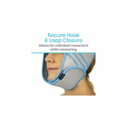 Ice Head Wrap for Headaches - Jaw Surgery Recovery Supply - TMJ Pain Relief Product - Face Ice Pack for Oral Surgery & Wisdom Teeth extractions -