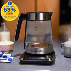 Russell Hobbs Attentiv 1.7L Electric Cordless Glass Kettle