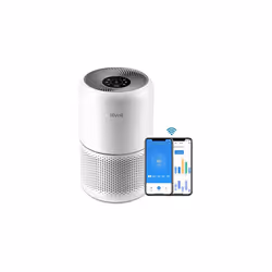 Smart Air Purifier for Home Bedroom H13 HEPA Air Filter with Real Time Air Quality Sensor Removes 9997 Pollen Allergies Dust  ...