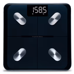 The Helper Bees ESF-551, Electronic personal scale, 180 kg, Black, 0.1 kg, kg, lb, ST, Square