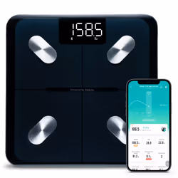 The Helper Bees ESF-551 personal scale Square Black Electronic personal scale