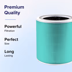 LEVOIT Core 400S Air Purifier Toxin Absorber 3-in-1 Replacement Filter  Activated Carbon  Core400S-RF-TX LRF-C401-GUS  1 Pack  Green