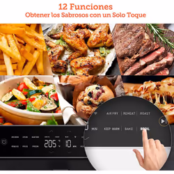 COSORI Intelligent Oil-Free Fryer 6.4L, Hot Air Fryer with Double Heating, without Agitation without