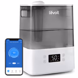 Humidifier for Bedroom Baby Home, 6L Large Tank, Top-Fill Cool Mist Air Humidifier with Quiet Sleep Auto Mode, Smart App & Al ...