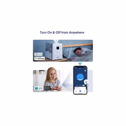 Smart Humidifiers for Bedroom Large Room Home 6 L TopFill Warm Cool Mist Humidifier for Plants Baby Intelliengent Humidity Monitor Essential Oil Timer - Additional view 4