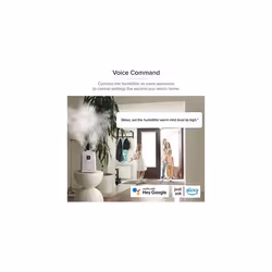 Smart Humidifiers for Bedroom Large Room Home 6 L TopFill Warm Cool Mist Humidifier for Plants Baby Intelliengent Humidity Monitor Essential Oil Timer - Additional view 6