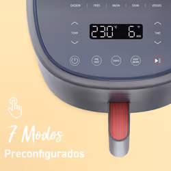 COSORI Smart Oilless Fryer 3.8L, , 1500W. Air7 programas. Air Fryer saludable para 1-3 personas, apta para el lavavajillas