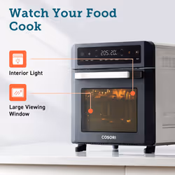 COSORI Air Fryer Oven,12L Large Capacity with 1800W Powerful Dual Heating,11-in-1 Rotisserie Air Fryer,Convection Fan ,220