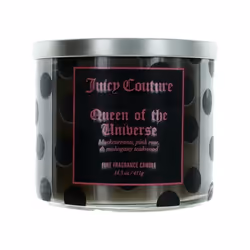 Juicy Couture 14.5 oz Soy Wax Blend 3 Wick Candle  Queen Of The Universe