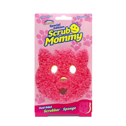 Scrub Mommy Special Edition Pets Cat - Scratch-Free Multipurpose Dish Sponge - BPA Free & Made with Polymer Foam - Stain & Odor Resistant Kitchen
