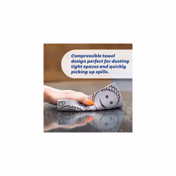 Damp Duster Towel Magical Dust Cleaning Sponge, Dusters for Cleaning, Venetian & Wooden Blinds Cleaner, Vents, Radiator, Skirting Boards, Mirrors,