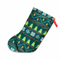 Nintendo Super Mario Bros. Retro Embroidered Holiday Stocking